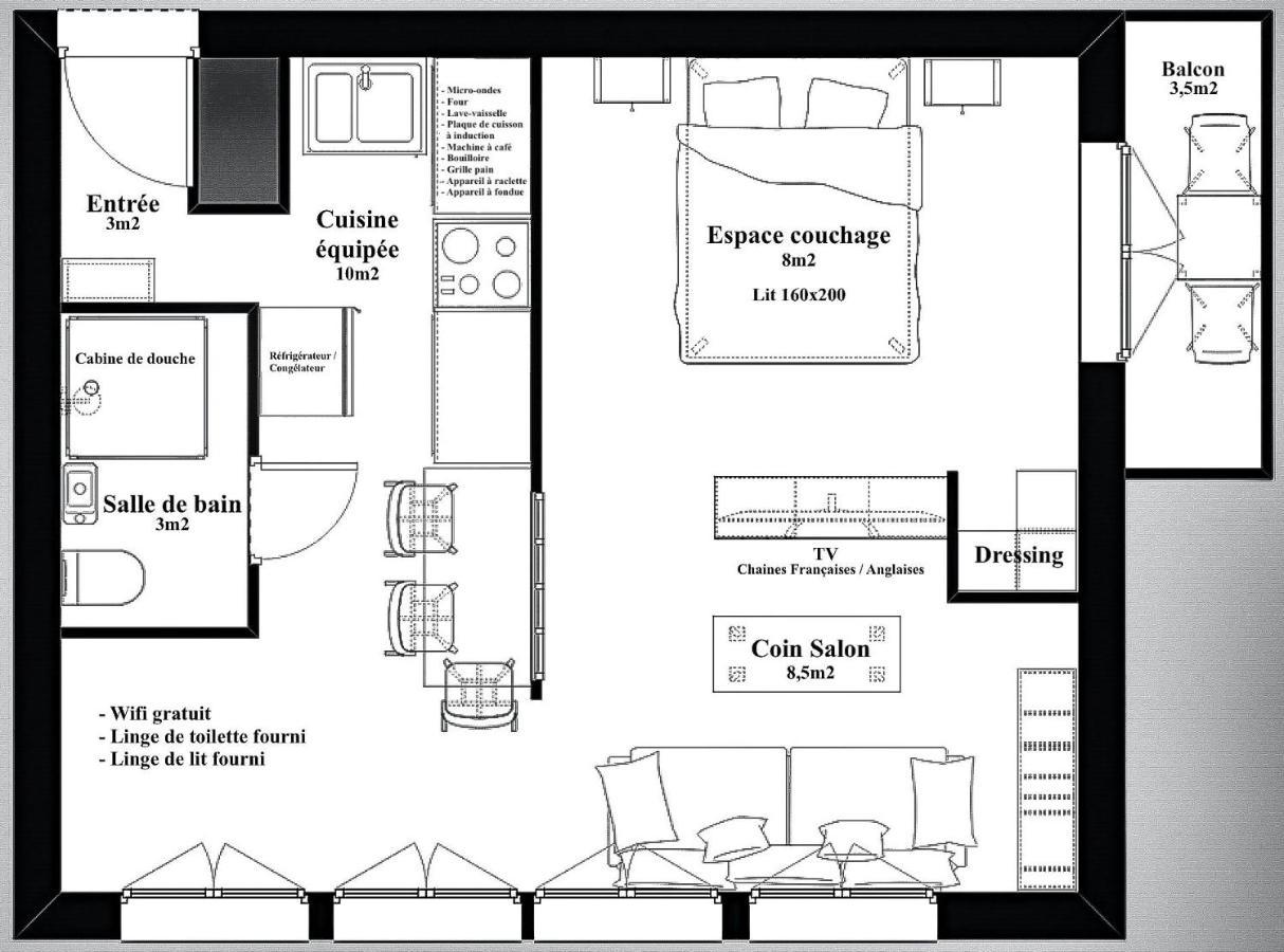 Studio Lessy - Centre Village - Aravistour Сен-Жан-де-Сікст Екстер'єр фото